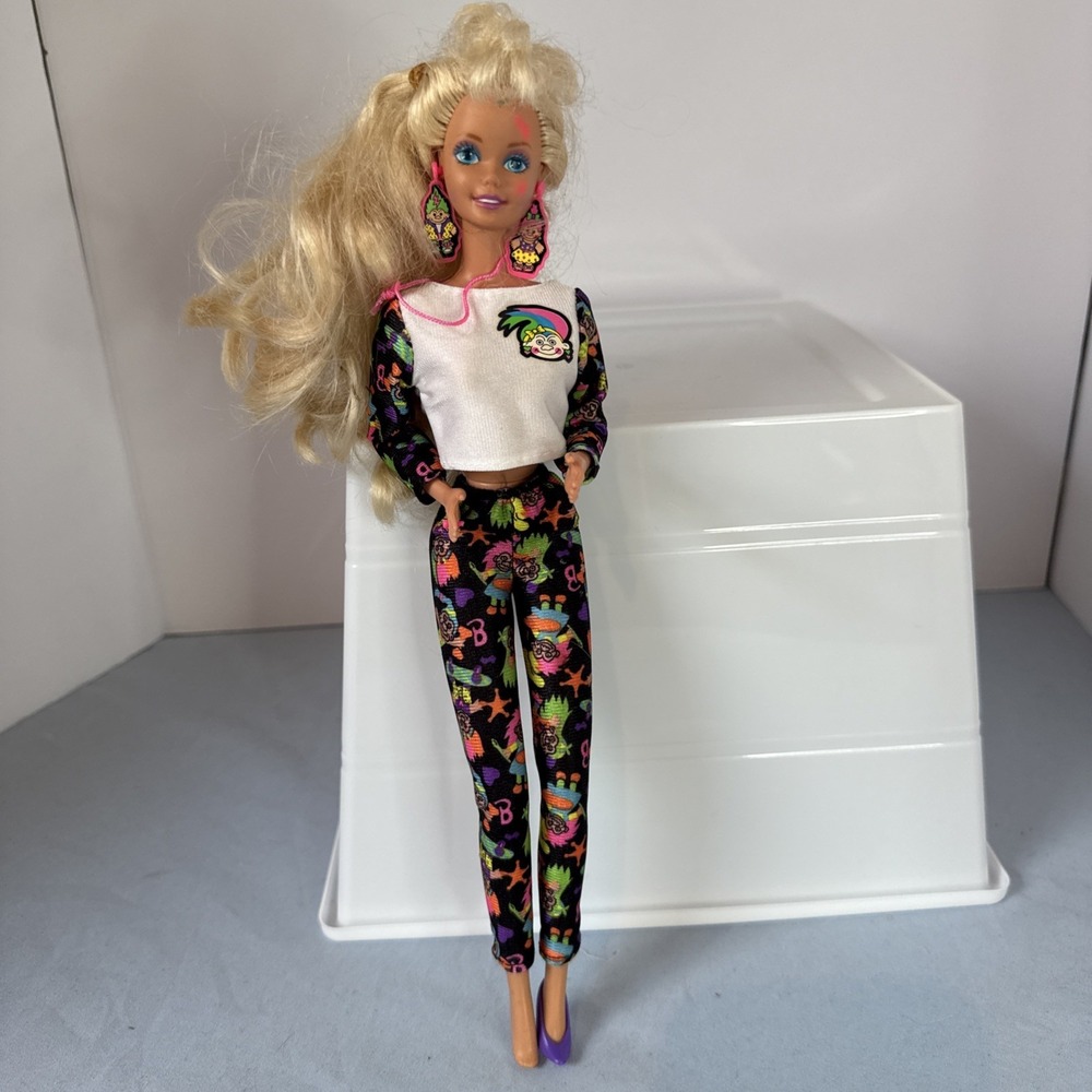 Vintage 90s Mattel 1992 Troll Barbie Doll No Troll Read Description